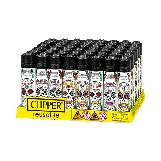 Clipper Lighter Mexican Skull
