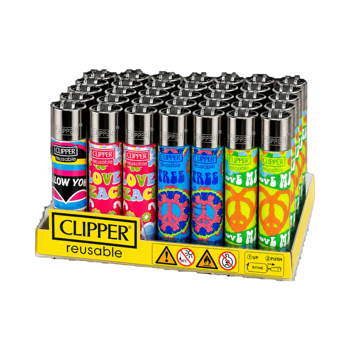Clipper Lighter Psychedelic Hippie
