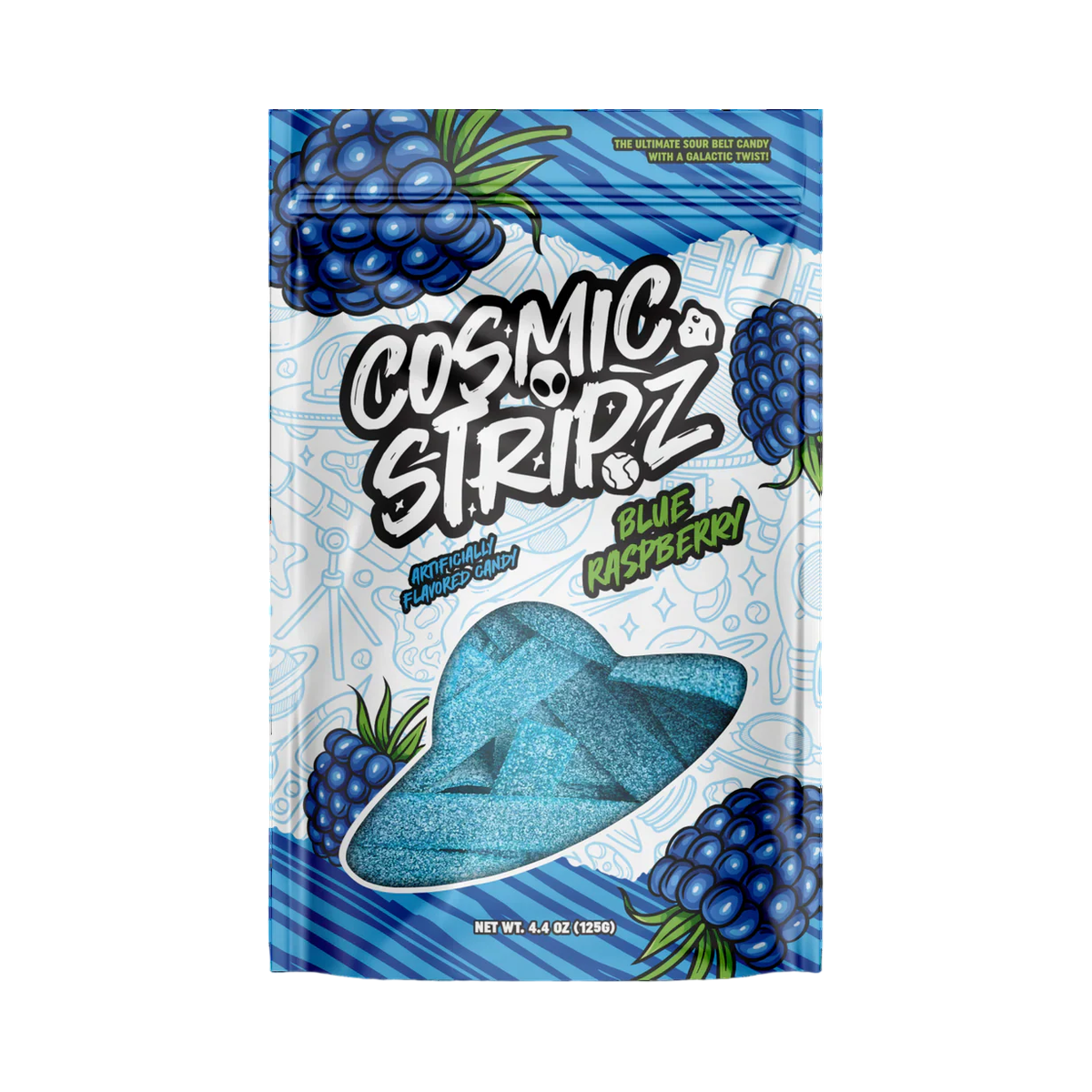 Cosmic Stripz - Blue Raspberry