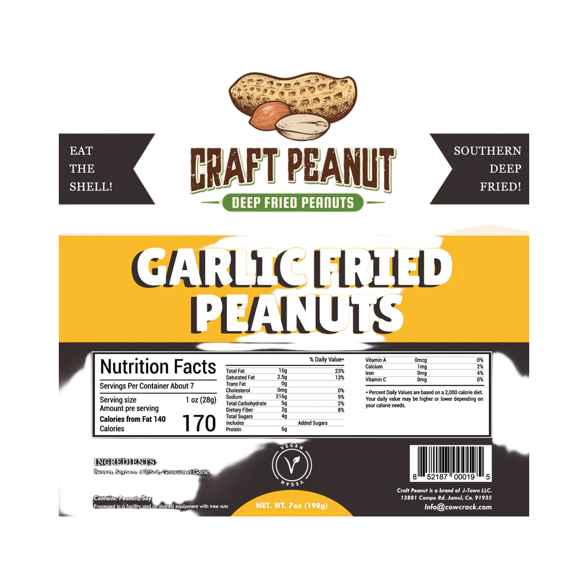 Craft Peanut - Garlic Fried