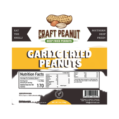 Craft Peanut - Garlic Fried
