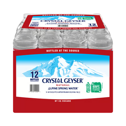 Crystal Geyser Alpine Spring Water