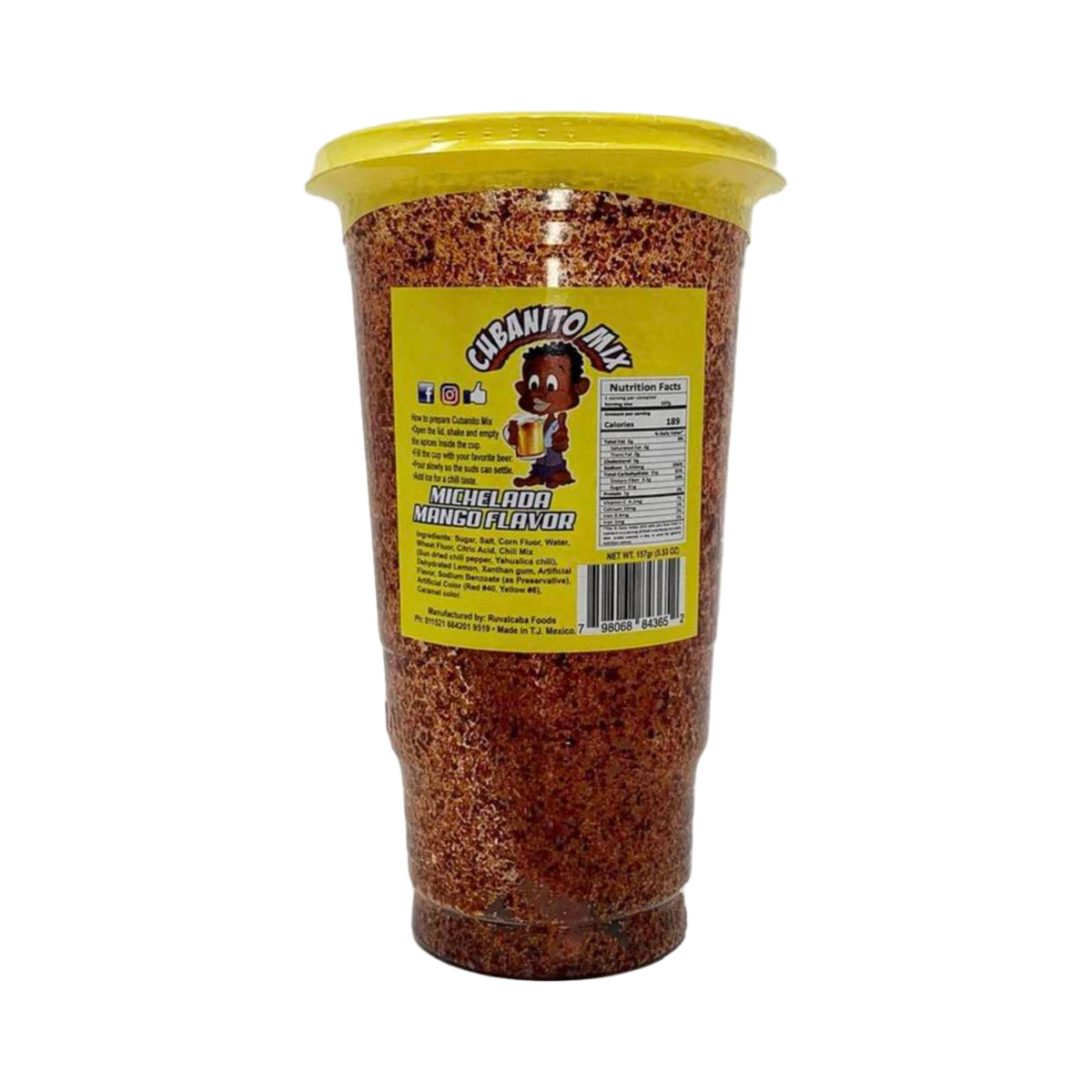 Cubanito Mix Mango Michelada Cup