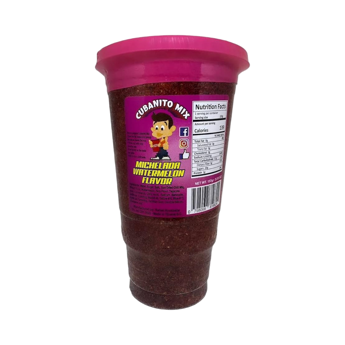 Cubanito Mix Watermelon Michelada Cup