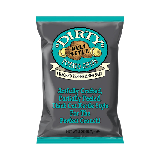 Dirty Potato Chips – Cracked Pepper & Sea Salt