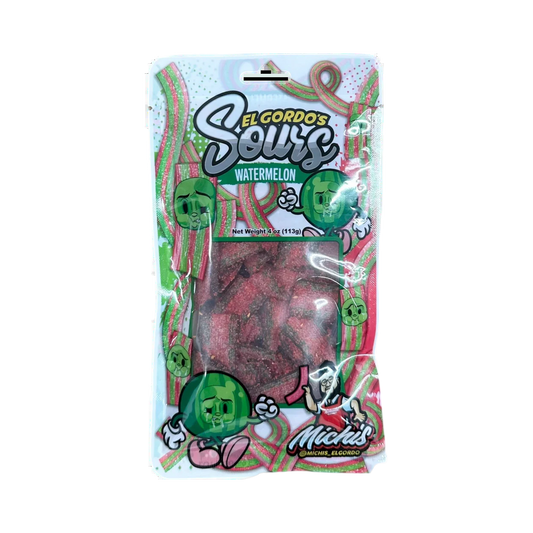 El Gordo Watermelon Chamoy Sours 4 oz