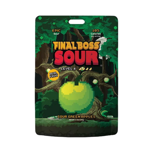 Final Boss Sour - Level 4 Green Apple Dried Fruit