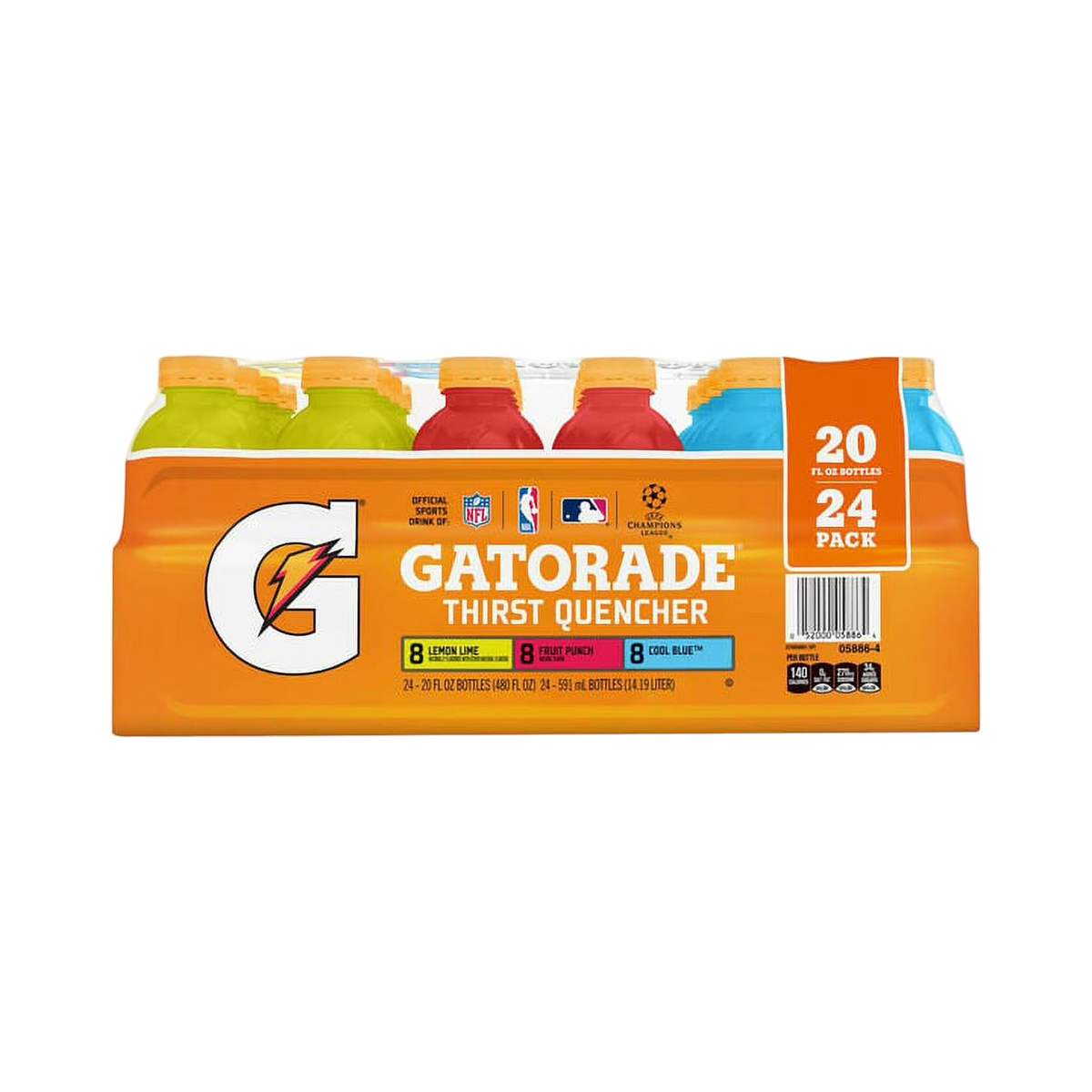 Gatorade Variety Pack - Lemon-Lime, Fruit Punch, Cool Blue