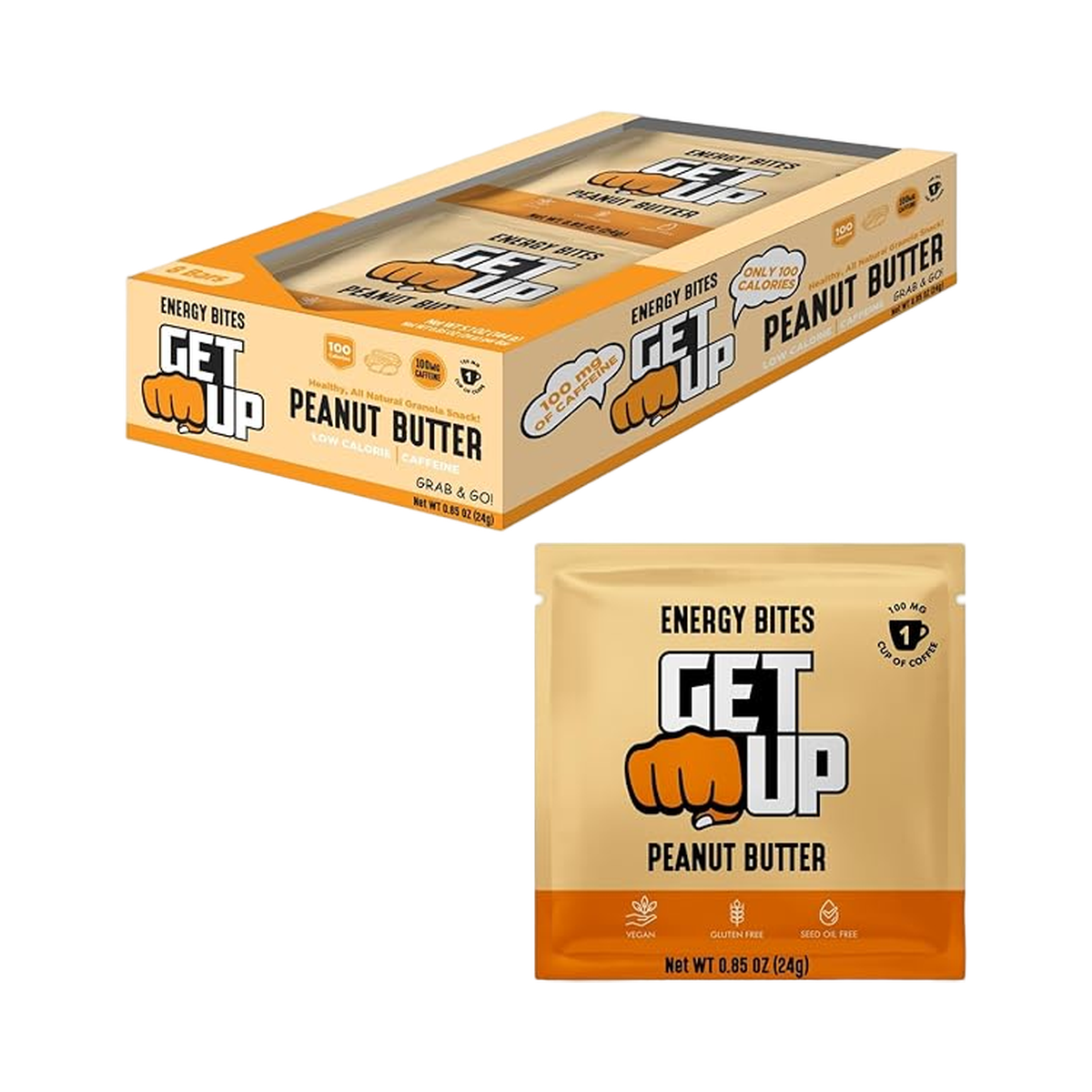 Get Up Energy Bites - Peanut Butter