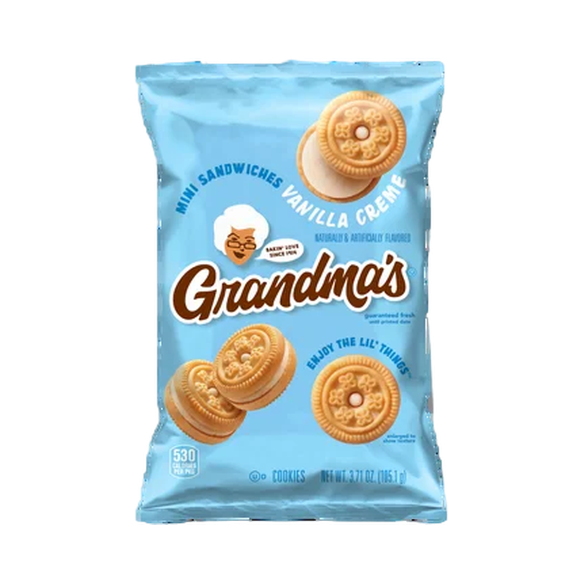 Grandma's Mini Sandwiches Cookies, Vanilla Creme