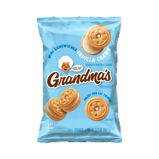 Grandma's Mini Sandwiches Cookies, Vanilla Creme