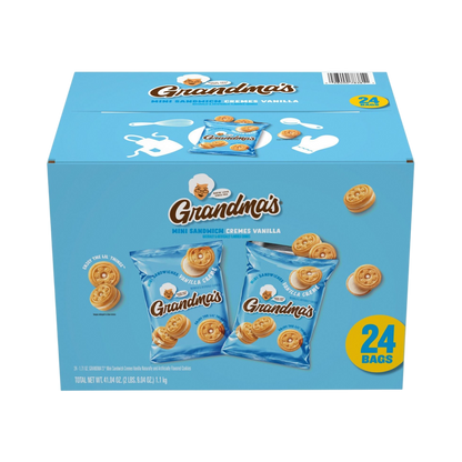 Grandma's Mini Sandwiches Cookies, Vanilla Creme