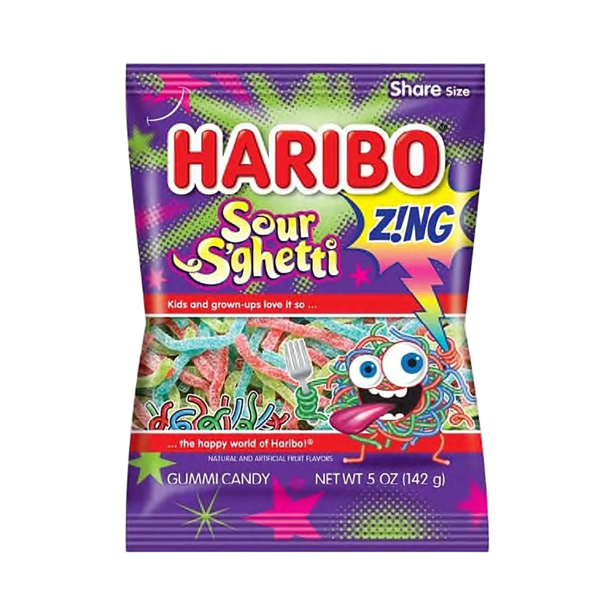 Haribo Sours S'ghetti Share Size