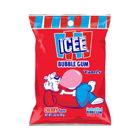 Icee - Center Filled Cherry Bubble Gum