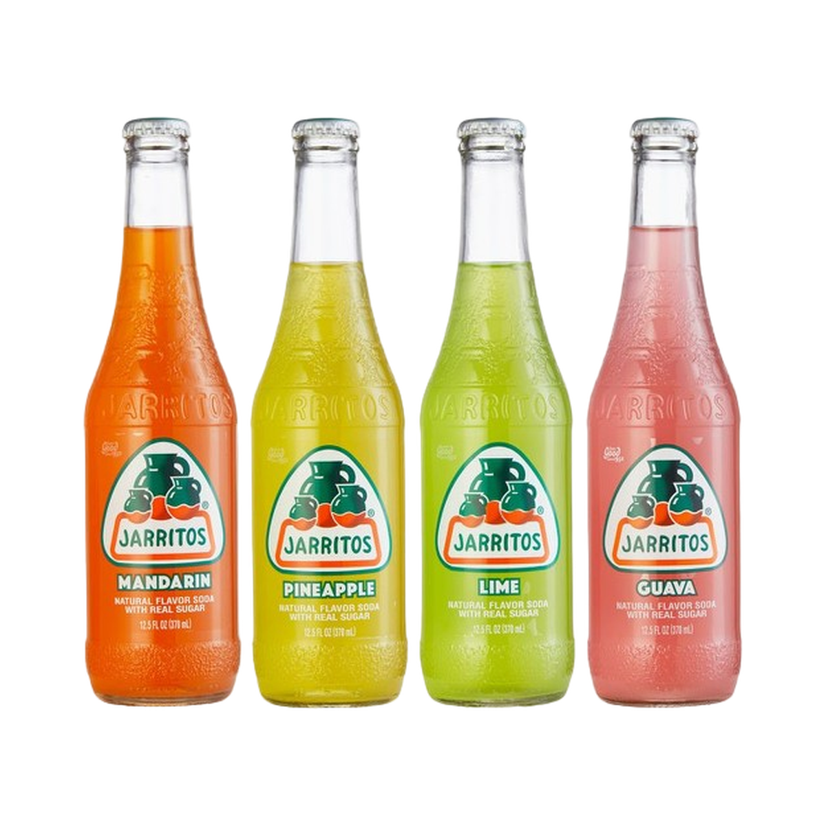 Jarritos Soda Variety Pack - Mandarin, Pineapple, Lime, Guava