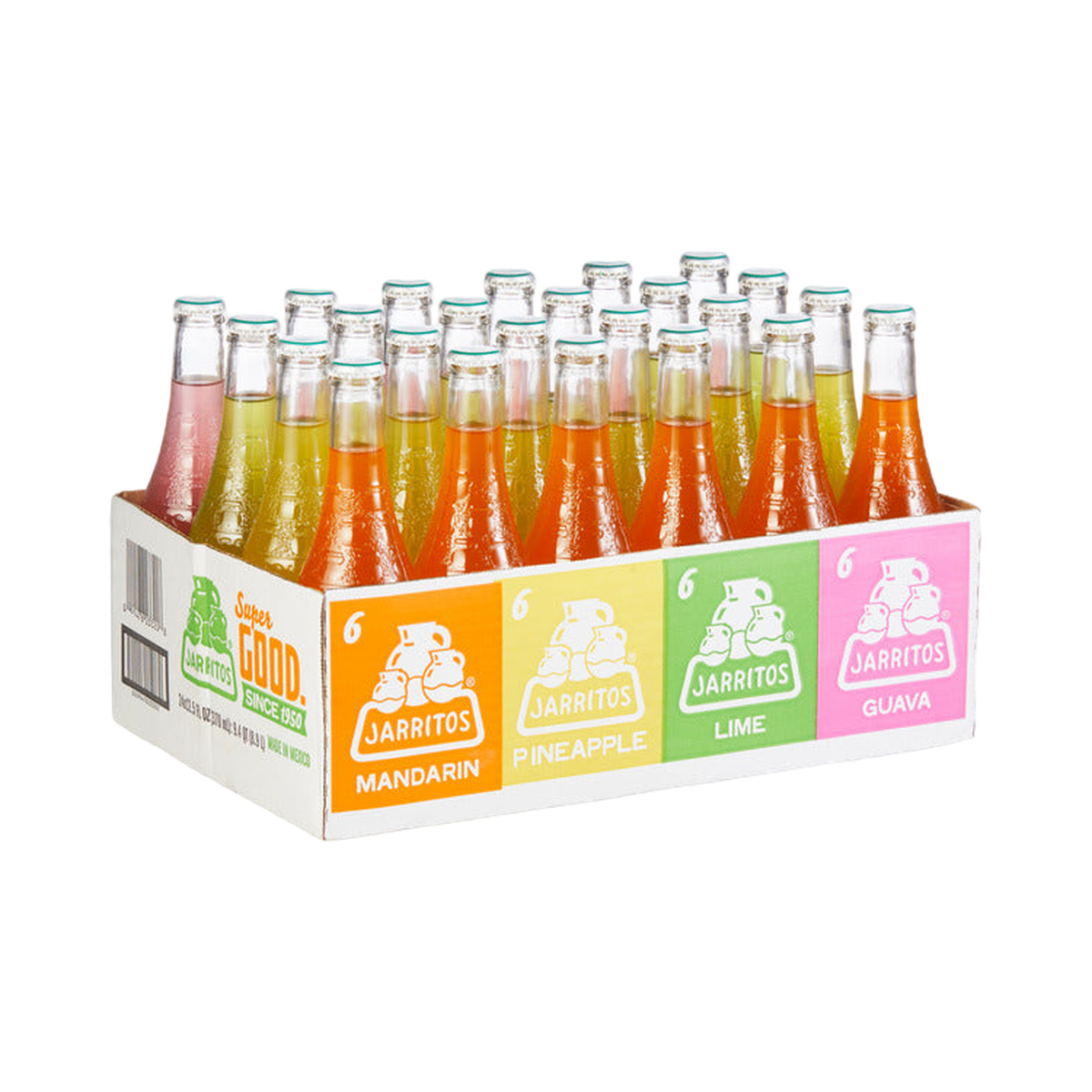 Jarritos Soda Variety Pack - Mandarin, Pineapple, Lime, Guava