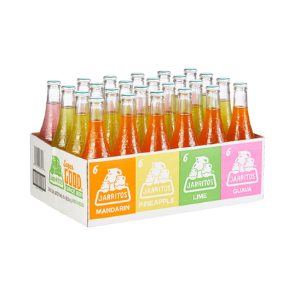 Jarritos Soda Variety Pack - Mandarin, Pineapple, Lime, Guava