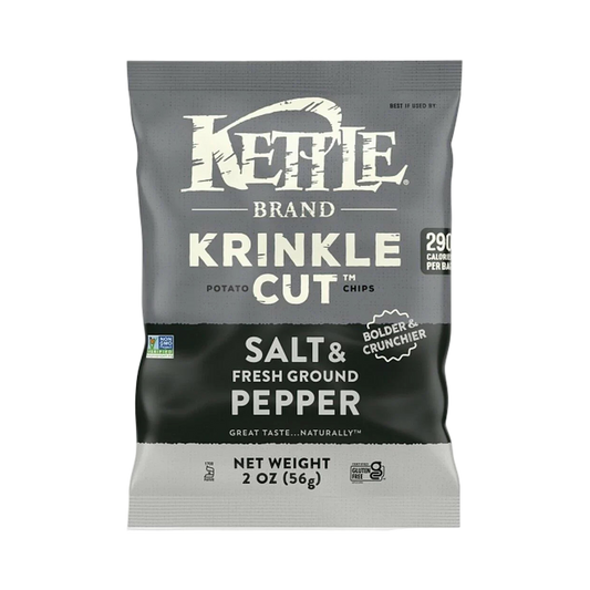 Kettle Chips - Crinkle Salt & Pepper