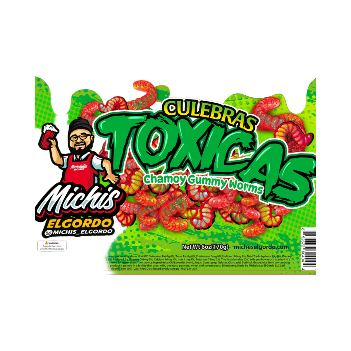 Micheladas El Gordo - Culebras Toxicas