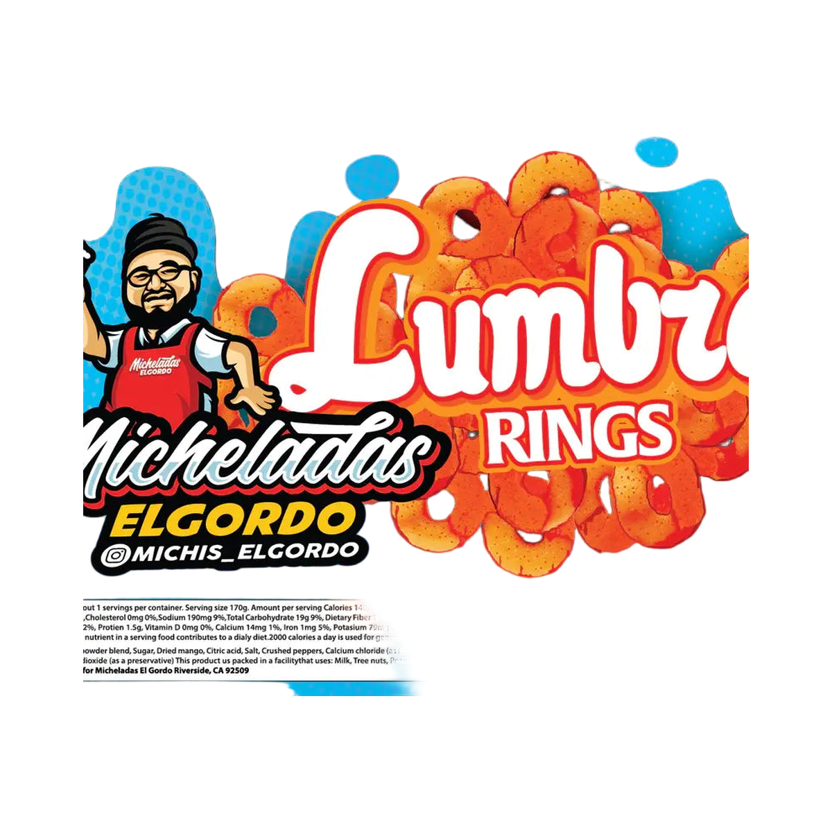 Micheladas El Gordo - Lumbre Peach Rings