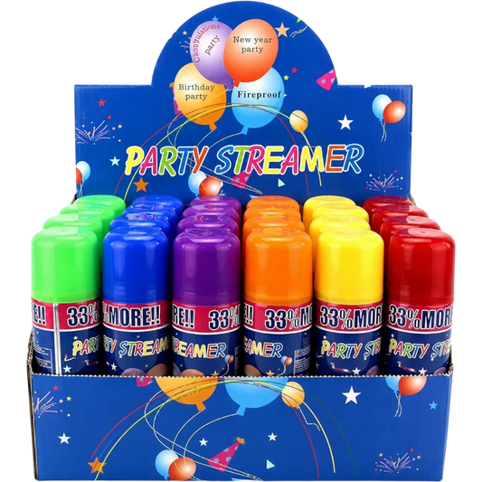 Party Streamer Silly String