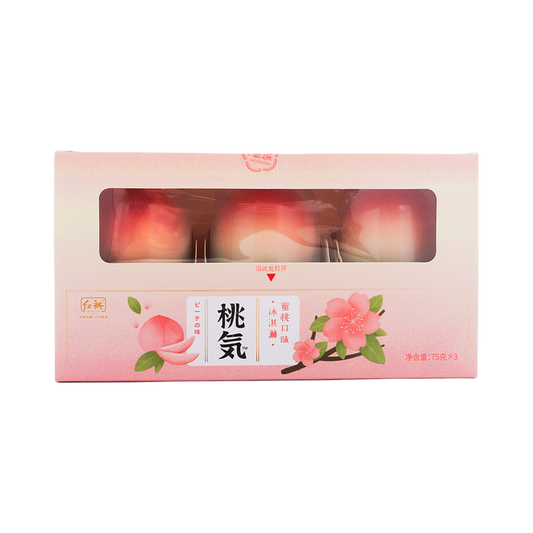 Peach Blossom Mochi Ice Cream – Asian Frozen Dessert 🌸🍑