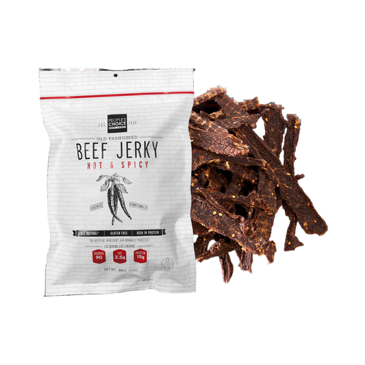 People's Choice - Old Fashioned Hot & Spicy Beef Jerky