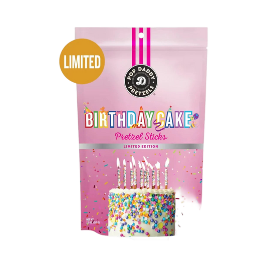 Pop Daddy - Birthday Cake Limited Edition Pretzel Sticks