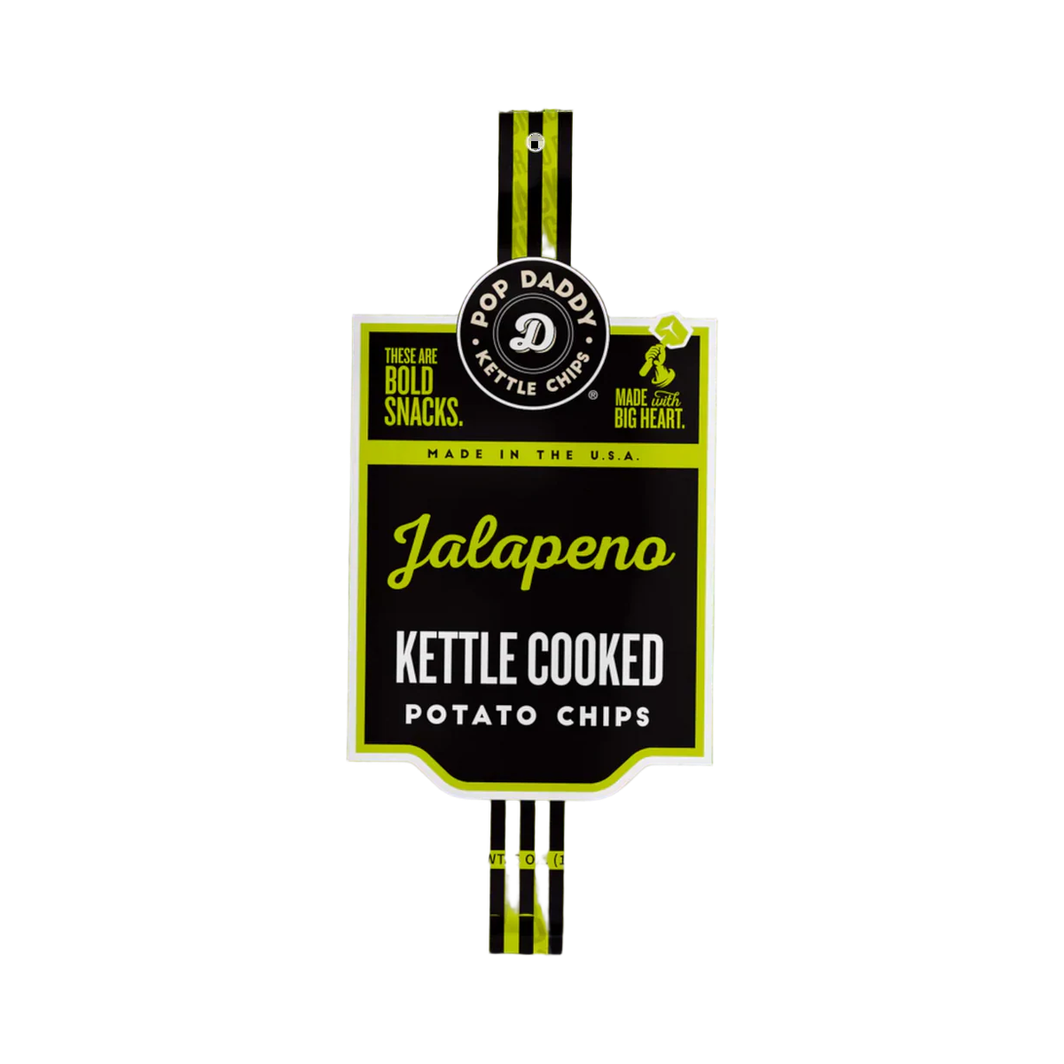 Pop Daddy Kettle Chips - Jalapeno