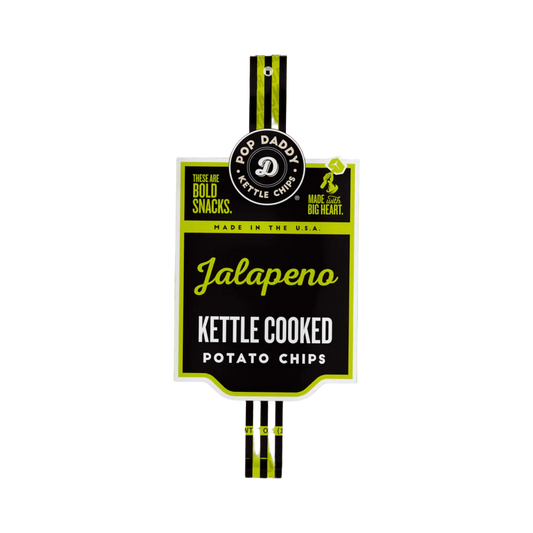 Pop Daddy Kettle Chips - Jalapeno