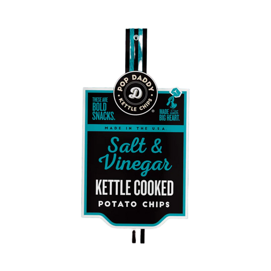 Pop Daddy Kettle Chips - Salt & Vinegar