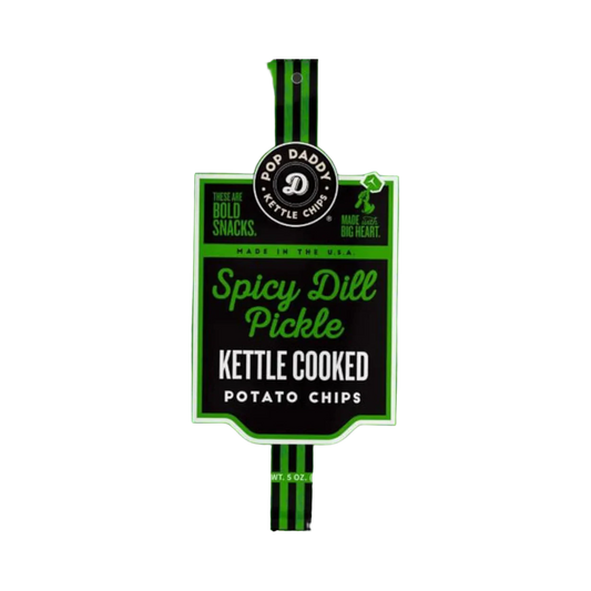 Pop Daddy Kettle Chips - Spicy Dill Pickle