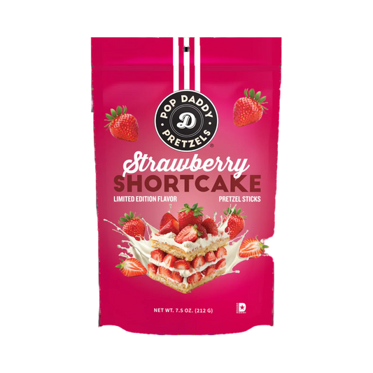 Pop Daddy - Strawberry Shortcake Pretzels