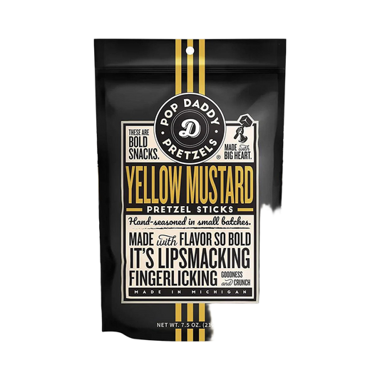 Pop Daddy - Yellow Mustard Pretzel Sticks