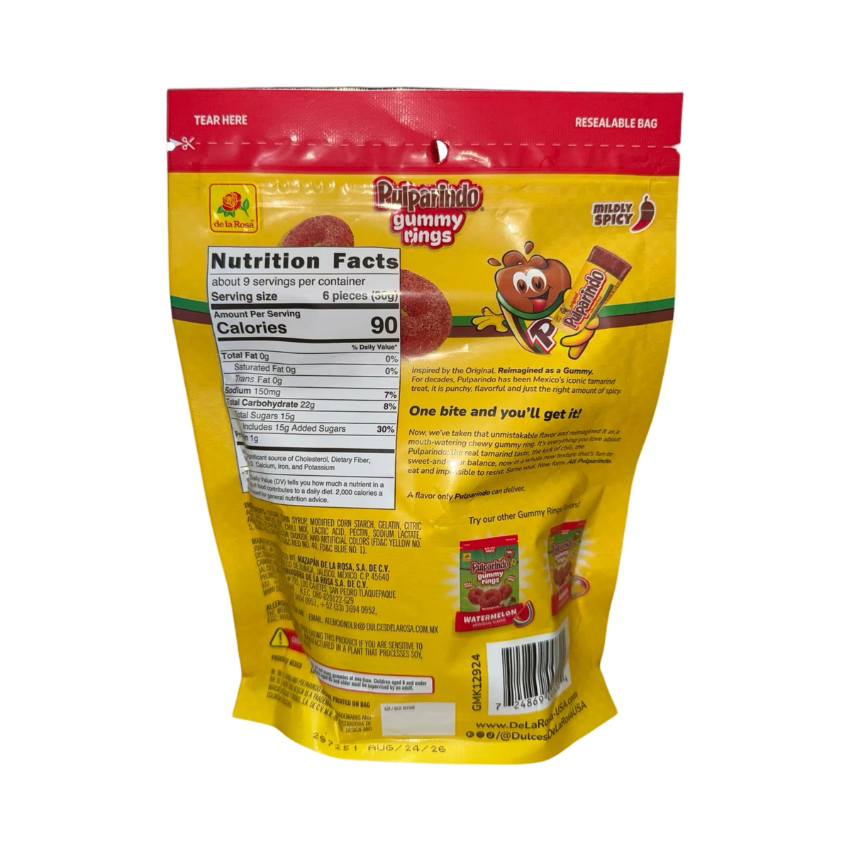 Pulparindo Rings - Tamarindo