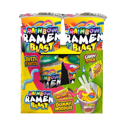 Rainbow Ramen Blast Candy Noodle Cup