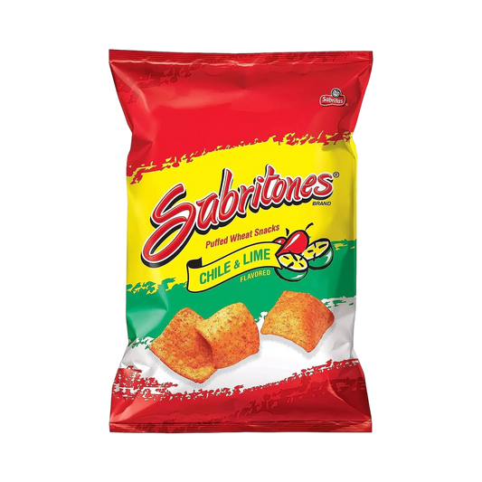 Sabritones Chile & Lime – Puffed Wheat Snacks