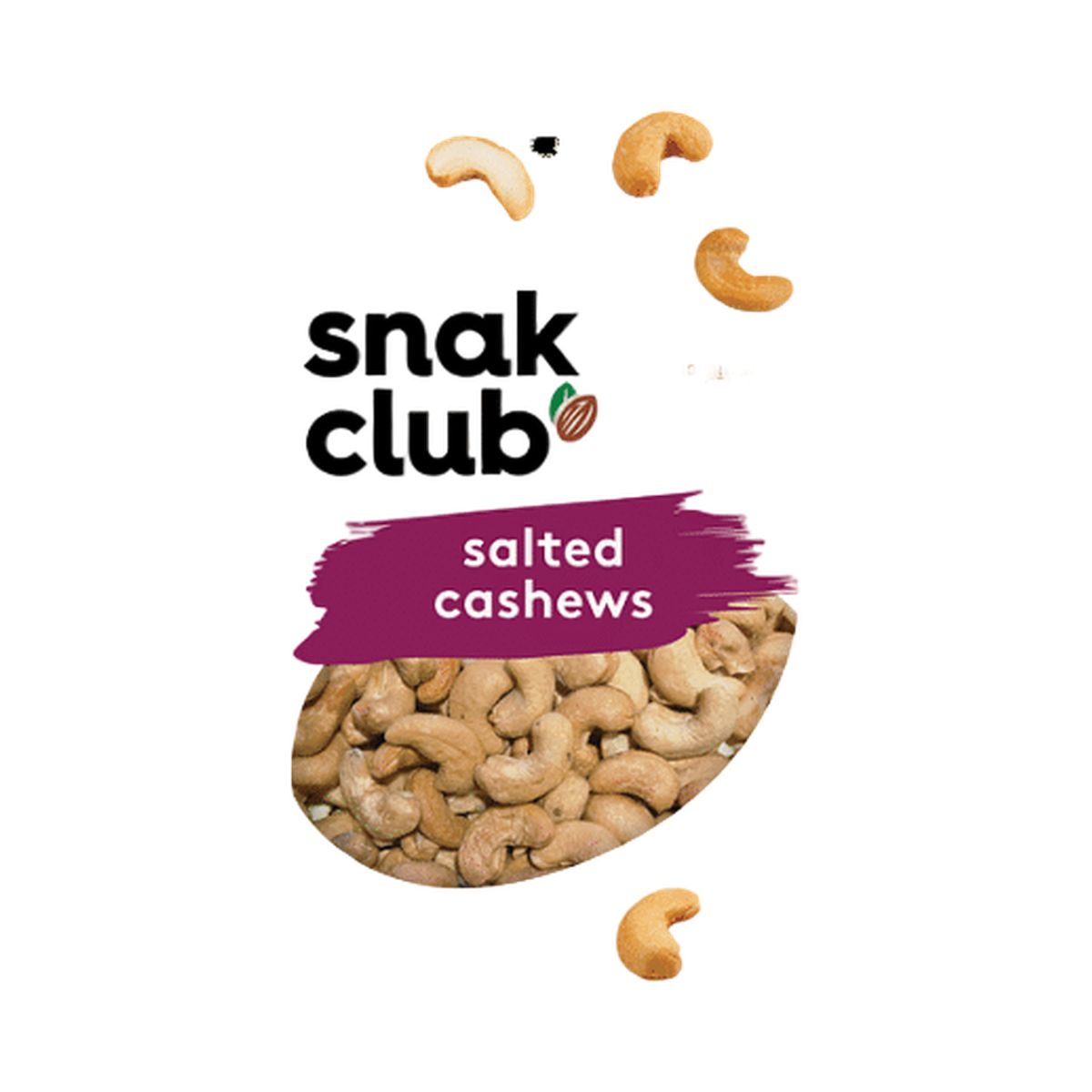 Snak Club Salted Cashews