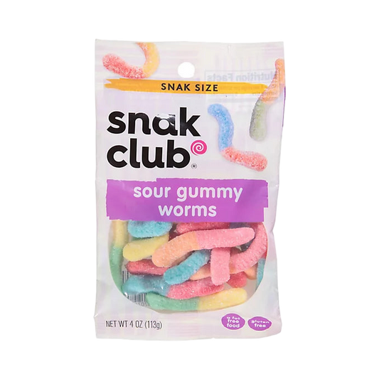Snak Club Snak Size - Sour Gummy Worms