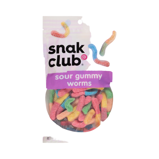 Snak Club Sour Gummy Worms
