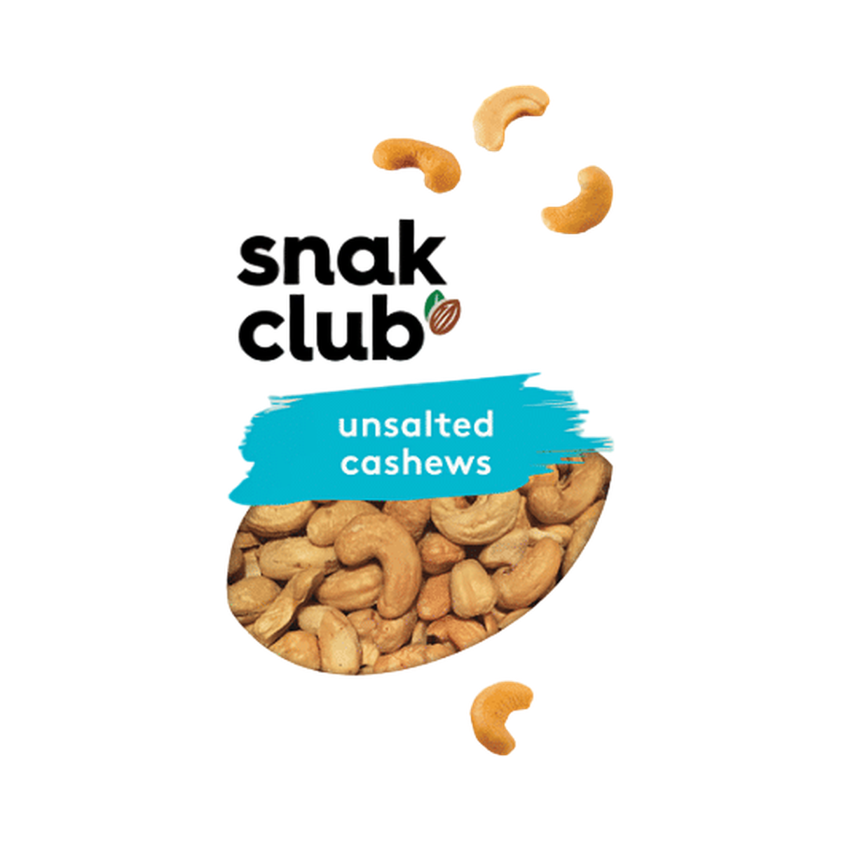 Snak Club - Unsalted Cashews