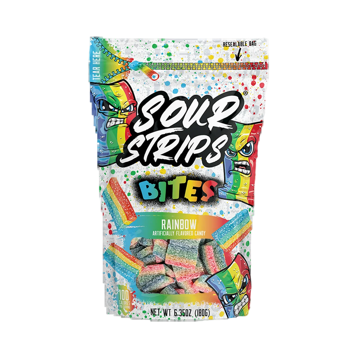 Sour Strips Bites - Rainbow