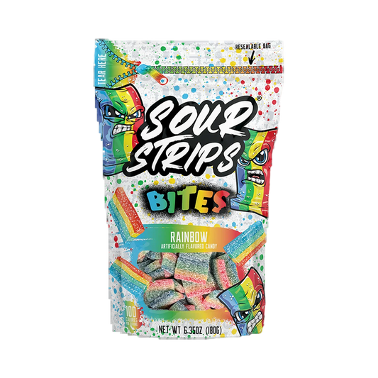 Sour Strips Bites - Rainbow