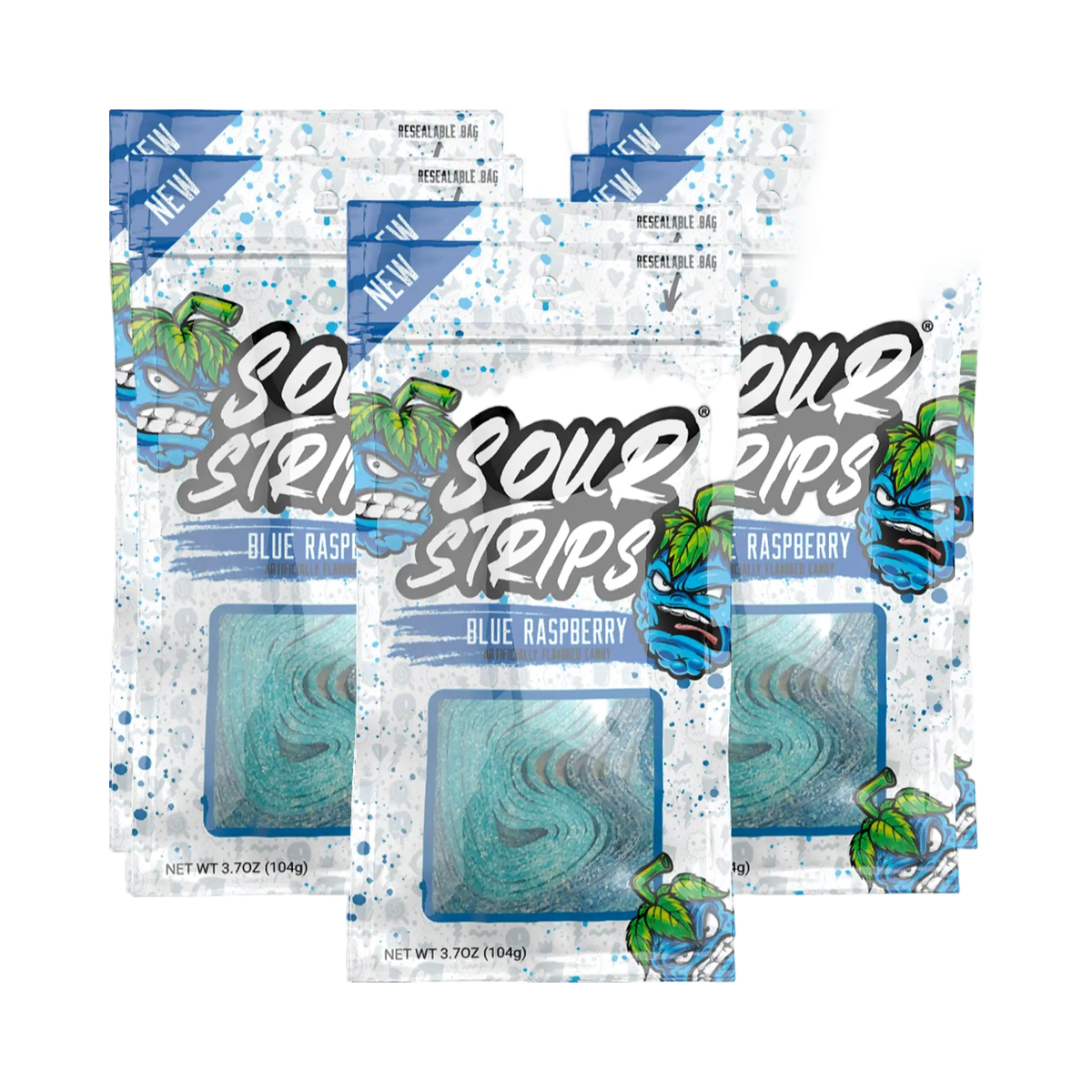 Sour Strips - Blue Raspberry