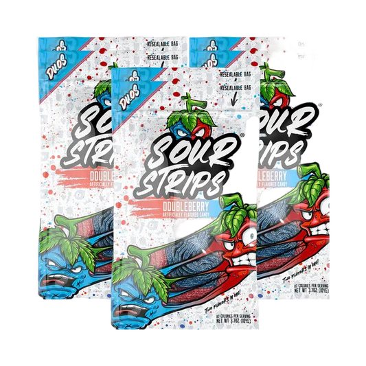 Sour Strips - Duos Doubleberry