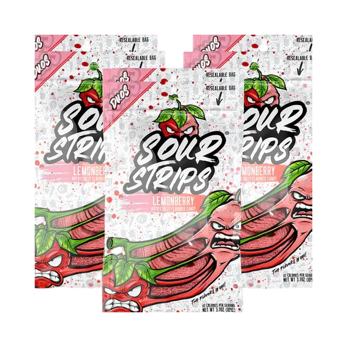 Sour Strips - Duos Lemonberry