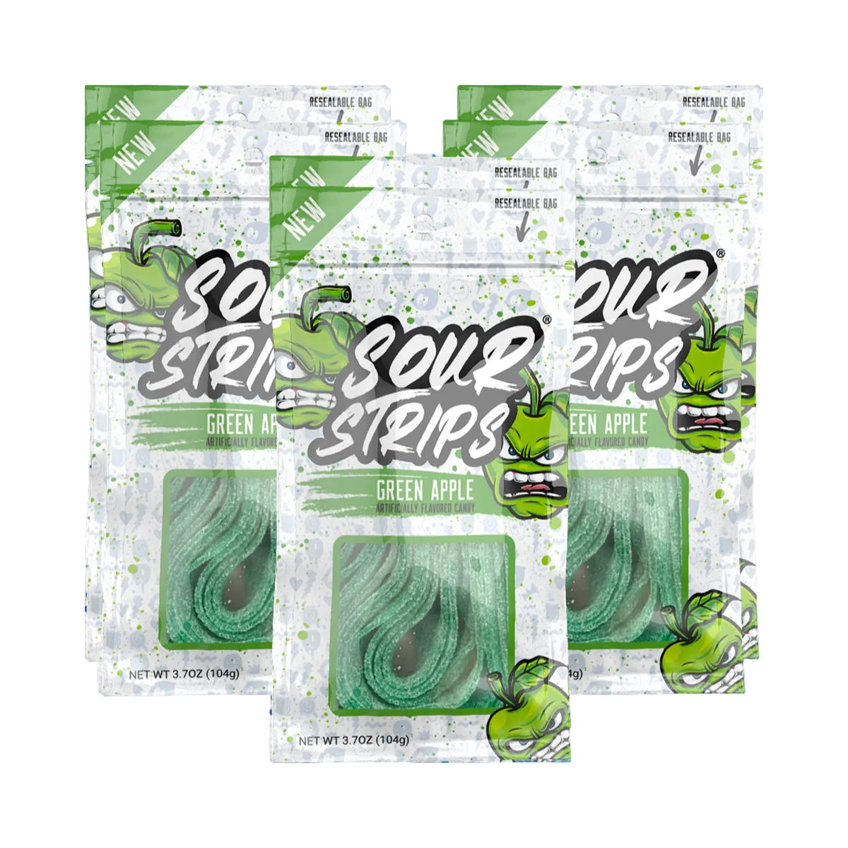 Sour Strips - Green Apple