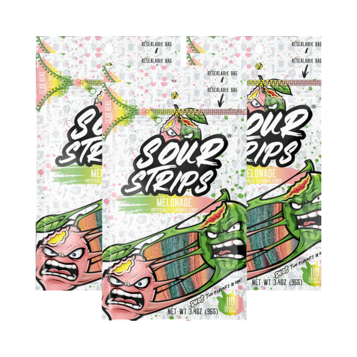 Sour Strips - Melonade
