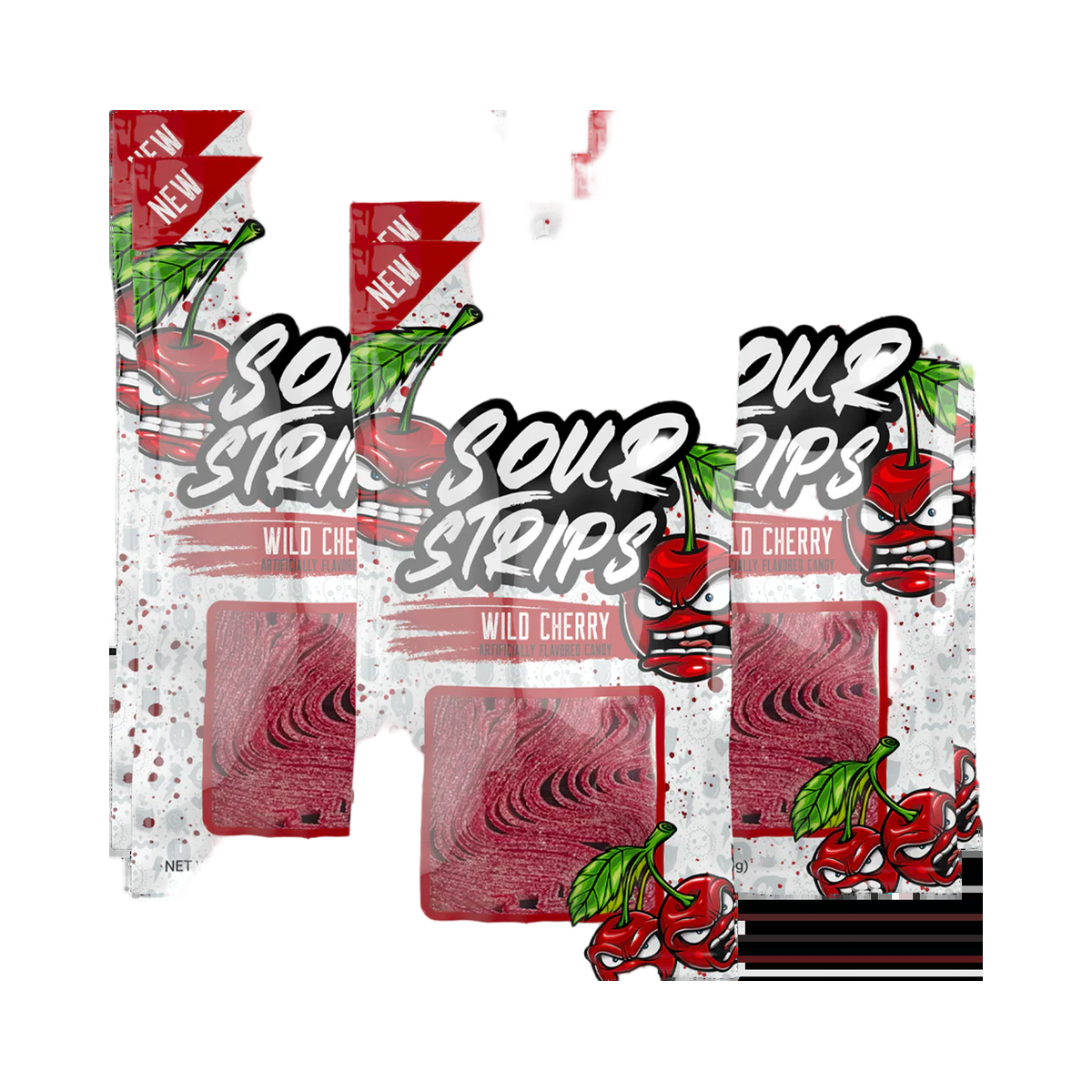 Sour Strips - Wild Cherry